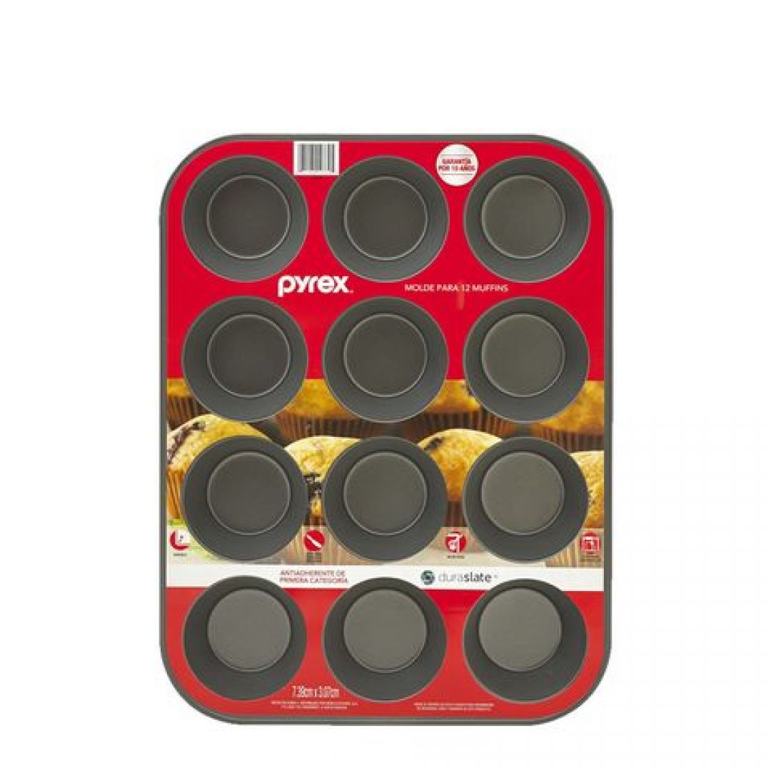 muffin-x12-pyrex-antiadherente-